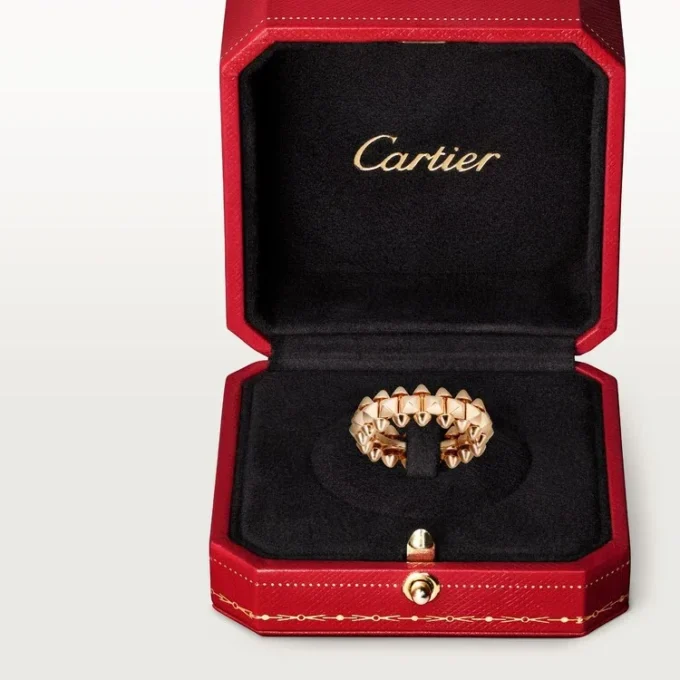 Clash De Cartier-ring, mellemstørrelse – rosa guld – Cartier Clash De Cartier-ring, mellemstørrelse – rosa guld – Cartier