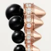 Clash De Cartier-ring, onyx, ekstra stor model, diamanter Clash De Cartier-ring, onyx, ekstra stor model, diamanter