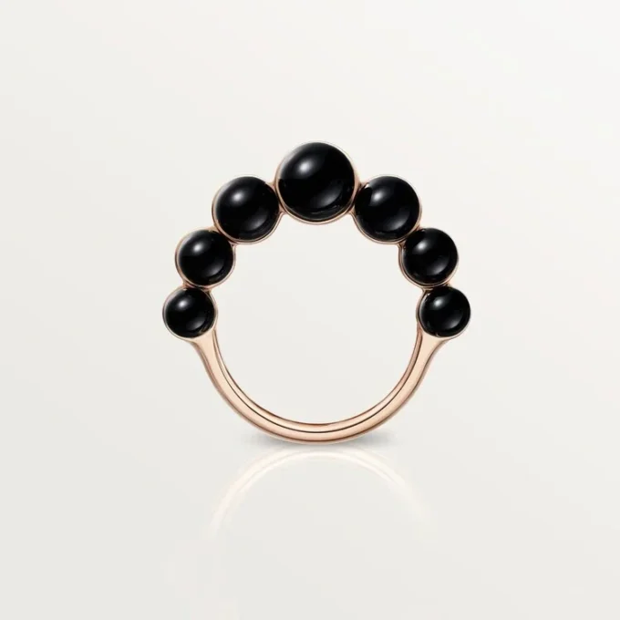 Clash De Cartier-ring, onyx, ekstra stor model, diamanter Clash De Cartier-ring, onyx, ekstra stor model, diamanter