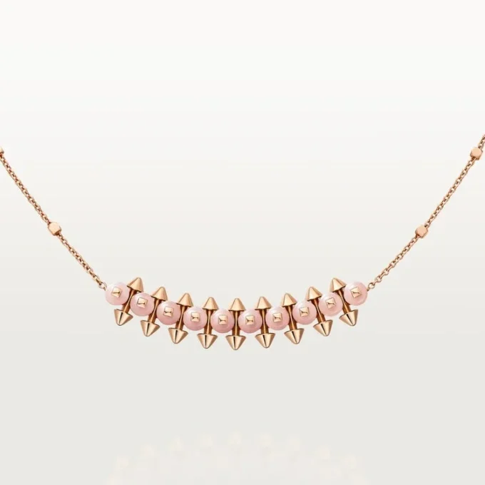 Clash De Cartier vedhæng, lyserød chalcedon Clash De Cartier vedhæng, lyserød chalcedon