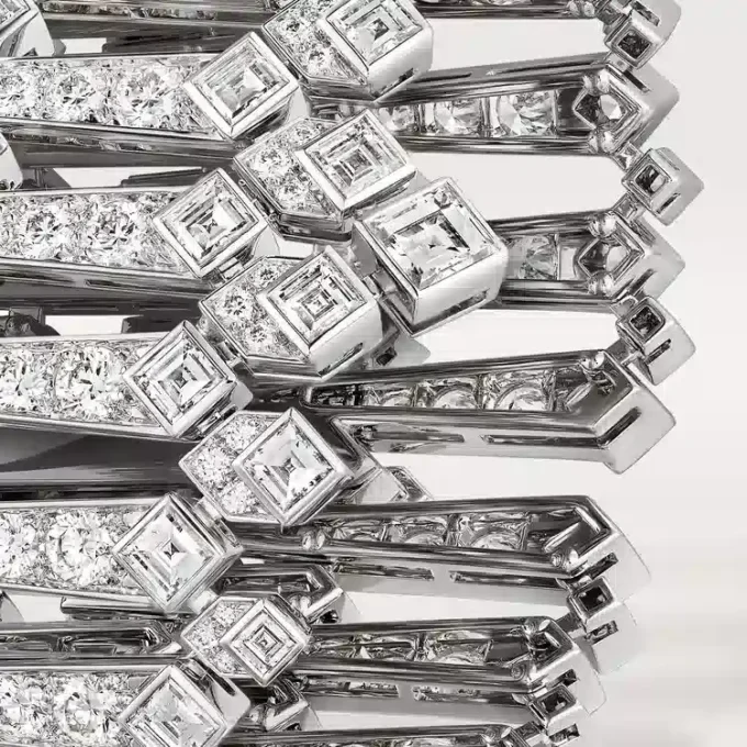 Diamantarmbånd, diamanter
