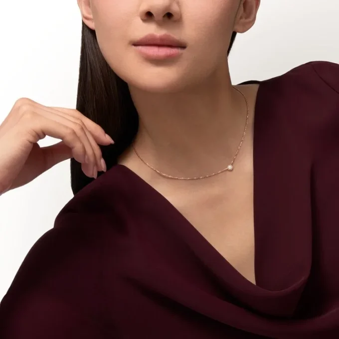 Diamants Legers halskæde, Lm – rosa guld, diamant – Cartier Diamants Legers halskæde, Lm – rosa guld, diamant – Cartier