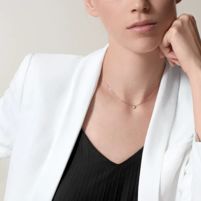 Diamants Legers halskæde, Lm – rosa guld, diamant – Cartier Diamants Legers halskæde, Lm – rosa guld, diamant – Cartier