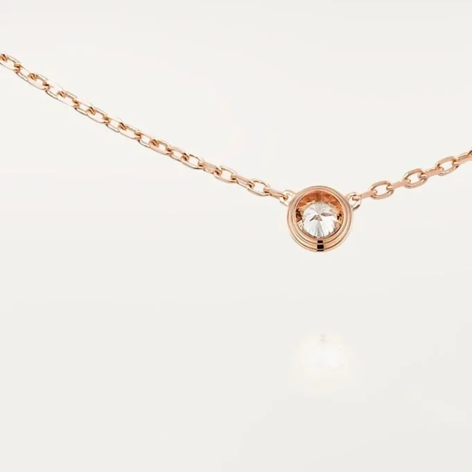 Diamants Legers halskæde, Lm – rosa guld, diamant – Cartier Diamants Legers halskæde, Lm – rosa guld, diamant – Cartier