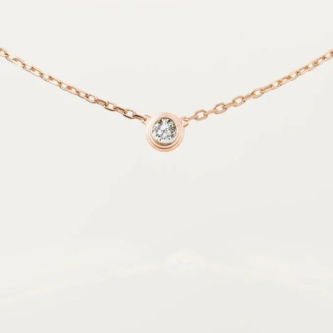 Diamants Legers halskæde, Lm – rosa guld, diamant – Cartier Diamants Legers halskæde, Lm – rosa guld, diamant – Cartier