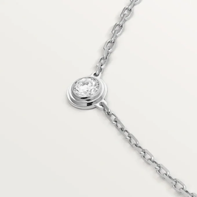 Diamants Legers halskæde, Sm – hvidguld, diamant – Cartier Diamants Legers halskæde, Sm – hvidguld, diamant – Cartier