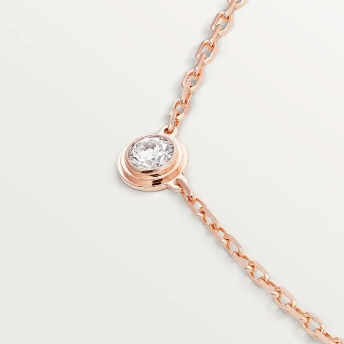 Diamants Legers halskæde, Sm – rosa guld, diamant – Cartier Diamants Legers halskæde, Sm – rosa guld, diamant – Cartier