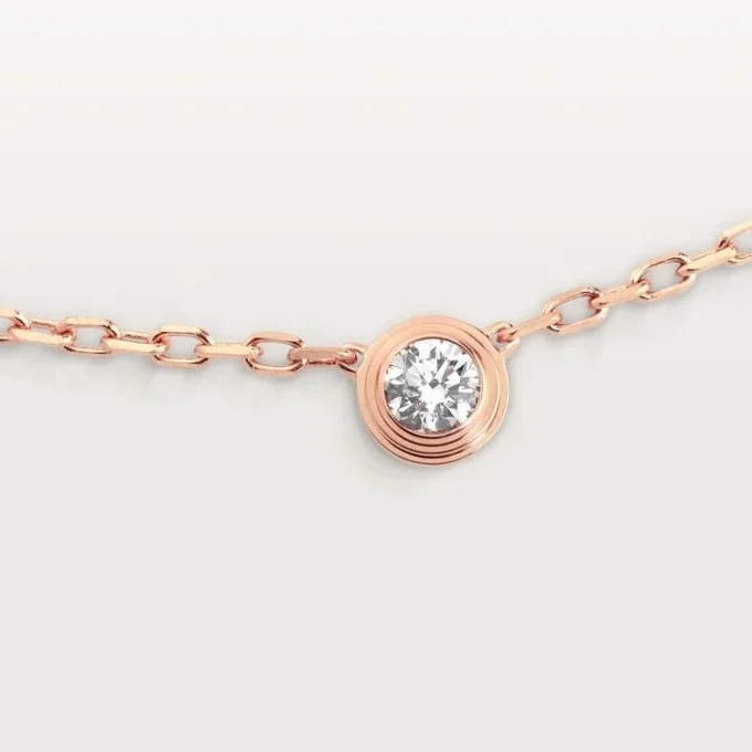 Diamants Legers halskæde, Sm – rosa guld, diamant – Cartier Diamants Legers halskæde, Sm – rosa guld, diamant – Cartier