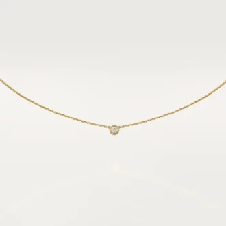 Diamants Legers halskæde XS – Gult guld, diamant – Cartier