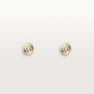 Diamants Legers øreringe – Gult guld, diamanter – Cartier