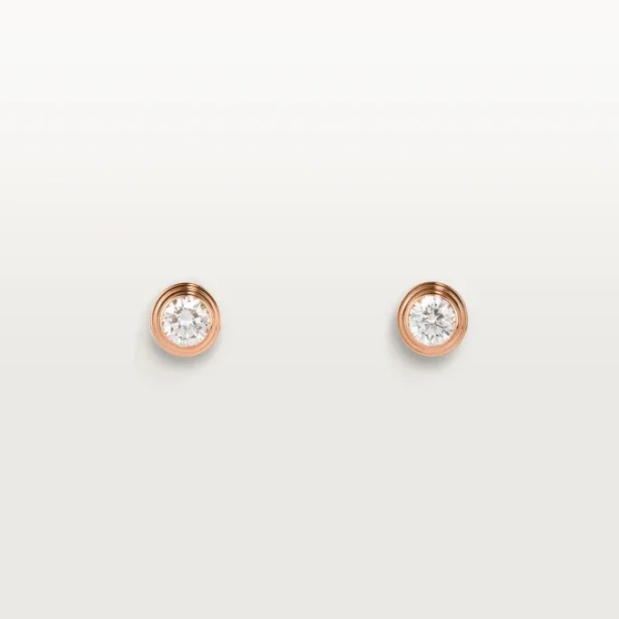 Diamants Legers øreringe, mm – rosa guld, diamanter – Cartier Diamants Legers øreringe, mm – rosa guld, diamanter – Cartier