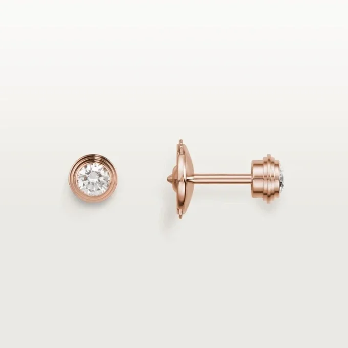 Diamants Legers øreringe, mm – rosa guld, diamanter – Cartier Diamants Legers øreringe, mm – rosa guld, diamanter – Cartier