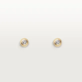 Diamants Legers øreringe XS – Gult guld, diamanter – Cartier