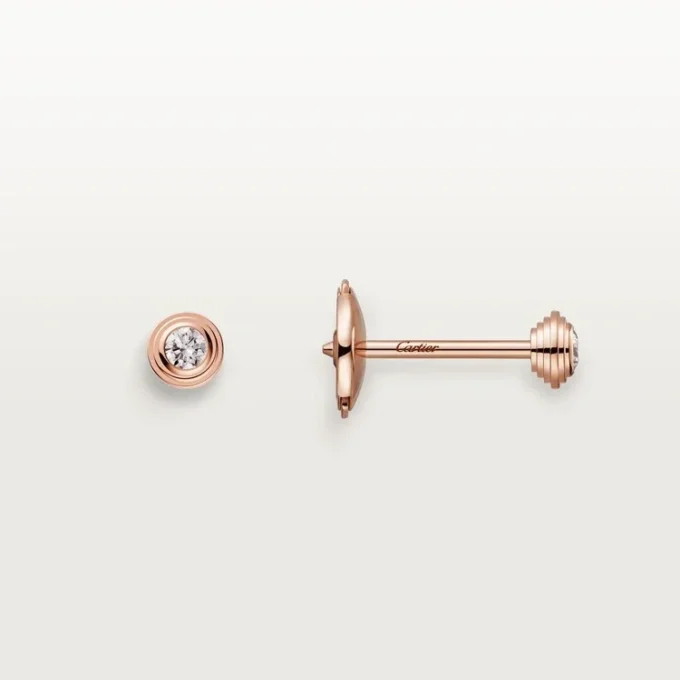 Diamants Legers øreringe XS – rosa guld, diamanter – Cartier Diamants Legers øreringe XS – rosa guld, diamanter – Cartier