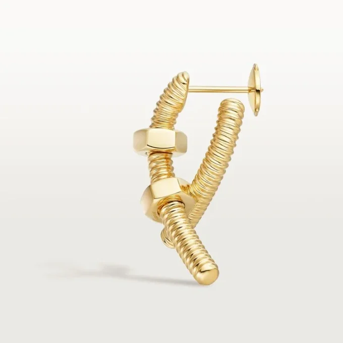 Ecrou De Cartier højre ørering – gult guld – Cartier Ecrou De Cartier højre ørering – gult guld – Cartier