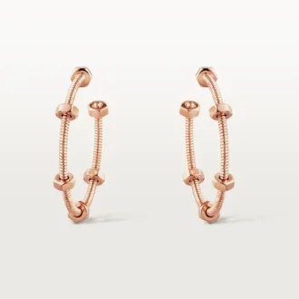 Ecrou De Cartier øreringe – rosa guld – Cartier
