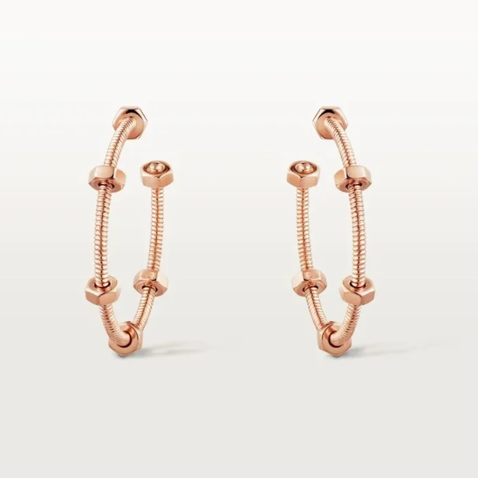 Ecrou De Cartier øreringe – rosa guld – Cartier Ecrou De Cartier øreringe – rosa guld – Cartier