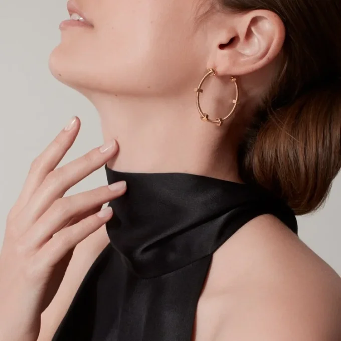 Ecrou De Cartier øreringe – rosa guld – Cartier Ecrou De Cartier øreringe – rosa guld – Cartier