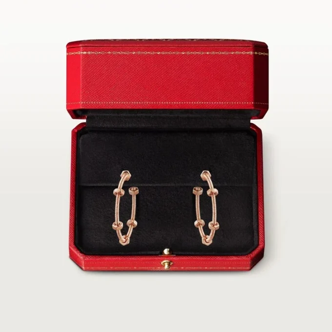 Ecrou De Cartier øreringe – rosa guld – Cartier Ecrou De Cartier øreringe – rosa guld – Cartier