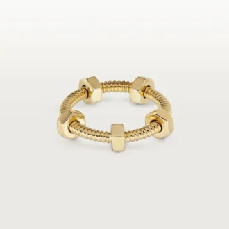 Ecrou De Cartier-ring – Gult guld – Cartier
