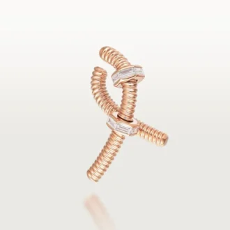Ecrou De Cartier venstre ørering – rosaguld, diamanter – Cartier