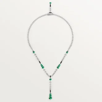 En Equilibre halskæde, smaragd, pavé En Equilibre halskæde, smaragd, pavé
