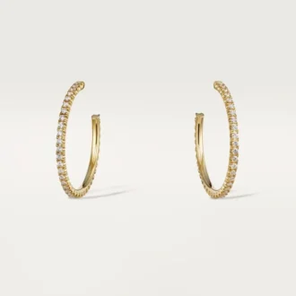 Etincelle De Cartier øreringe – Gult guld, diamanter – Cartier