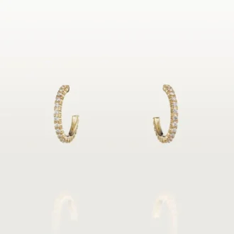 Etincelle De Cartier øreringe – Gult guld, diamanter – Cartier