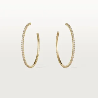 Etincelle De Cartier øreringe – Gult guld, diamanter – Cartier