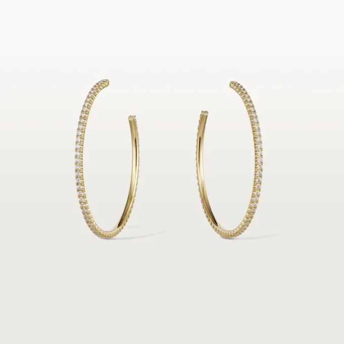 Etincelle De Cartier øreringe – Gult guld, diamanter – Cartier Etincelle De Cartier øreringe – Gult guld, diamanter – Cartier