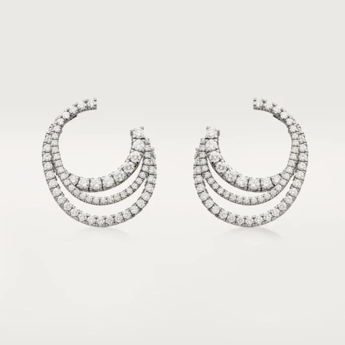 Etincelle De Cartier øreringe – hvidguld, diamanter – Cartier Etincelle De Cartier øreringe – hvidguld, diamanter – Cartier
