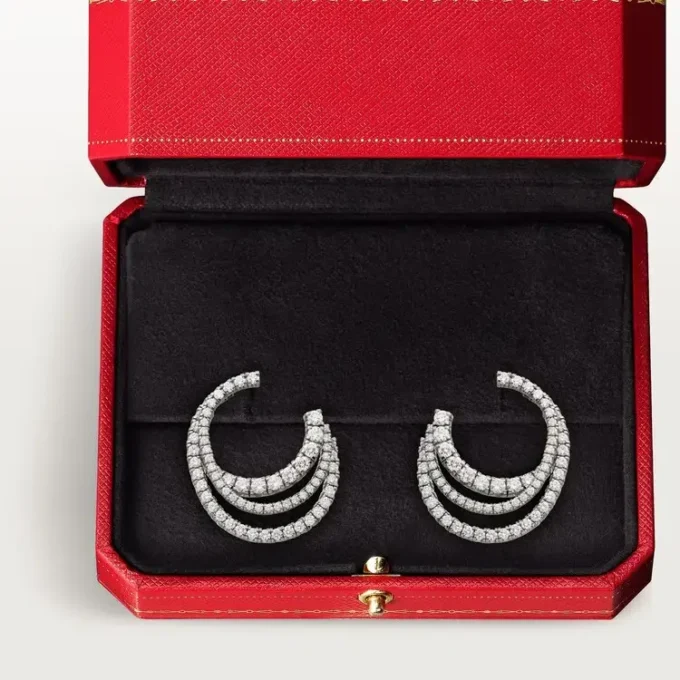 Etincelle De Cartier øreringe – hvidguld, diamanter – Cartier Etincelle De Cartier øreringe – hvidguld, diamanter – Cartier