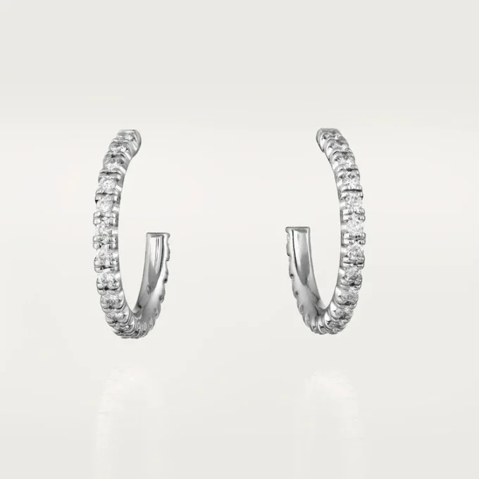 Etincelle De Cartier øreringe, lille model – hvidguld, diamanter – Cartier Etincelle De Cartier øreringe, lille model – hvidguld, diamanter – Cartier