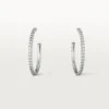 Etincelle De Cartier øreringe, mellemstor model – hvidguld, diamanter – Cartier Etincelle De Cartier øreringe, mellemstor model – hvidguld, diamanter – Cartier