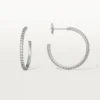 Etincelle De Cartier øreringe, mellemstor model – hvidguld, diamanter – Cartier Etincelle De Cartier øreringe, mellemstor model – hvidguld, diamanter – Cartier