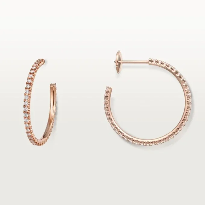Etincelle De Cartier øreringe – rosa guld, diamanter – Cartier Etincelle De Cartier øreringe – rosa guld, diamanter – Cartier