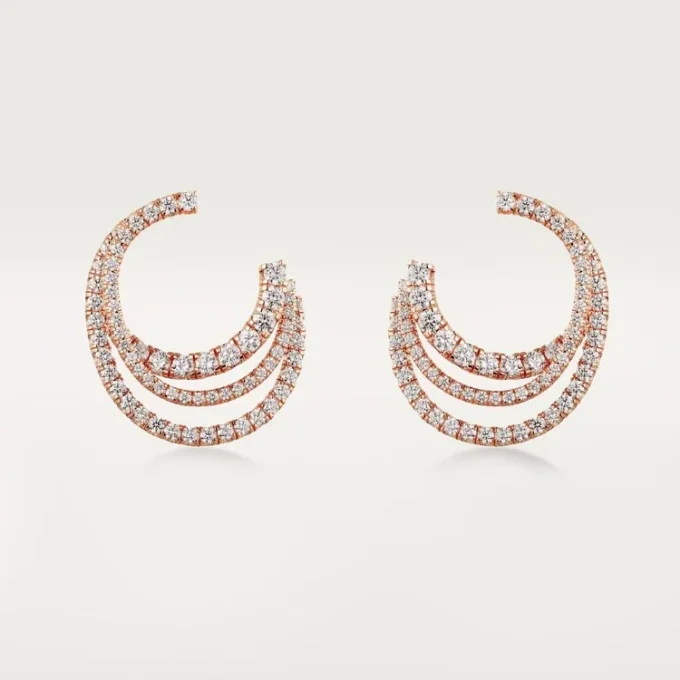Etincelle De Cartier øreringe – Rosaguld, diamanter – Cartier Etincelle De Cartier øreringe – Rosaguld, diamanter – Cartier