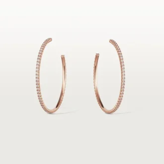 Etincelle De Cartier øreringe – Rosaguld, diamanter – Cartier