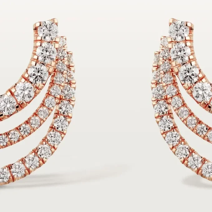 Etincelle De Cartier øreringe – Rosaguld, diamanter – Cartier Etincelle De Cartier øreringe – Rosaguld, diamanter – Cartier