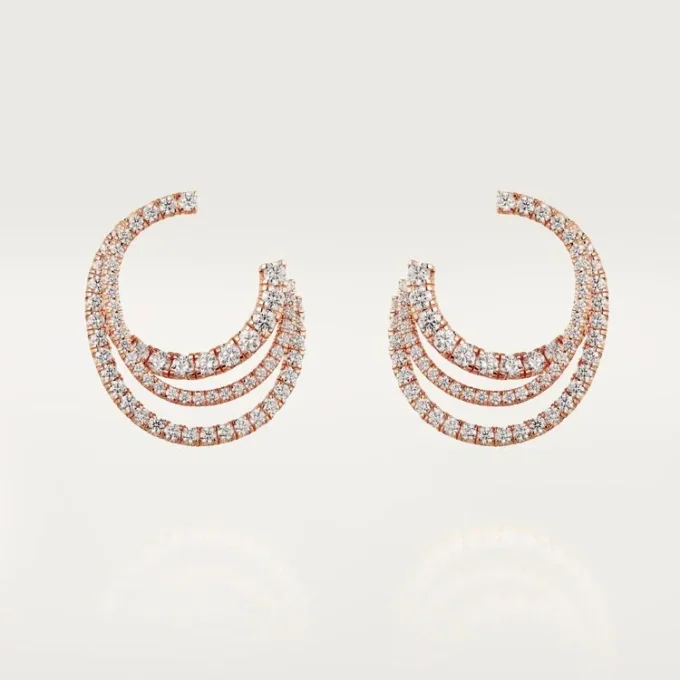 Etincelle De Cartier øreringe – Rosaguld, diamanter – Cartier Etincelle De Cartier øreringe – Rosaguld, diamanter – Cartier