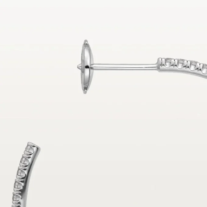 Etincelle De Cartier øreringe, stor model – hvidguld, diamanter – Cartier Etincelle De Cartier øreringe, stor model – hvidguld, diamanter – Cartier