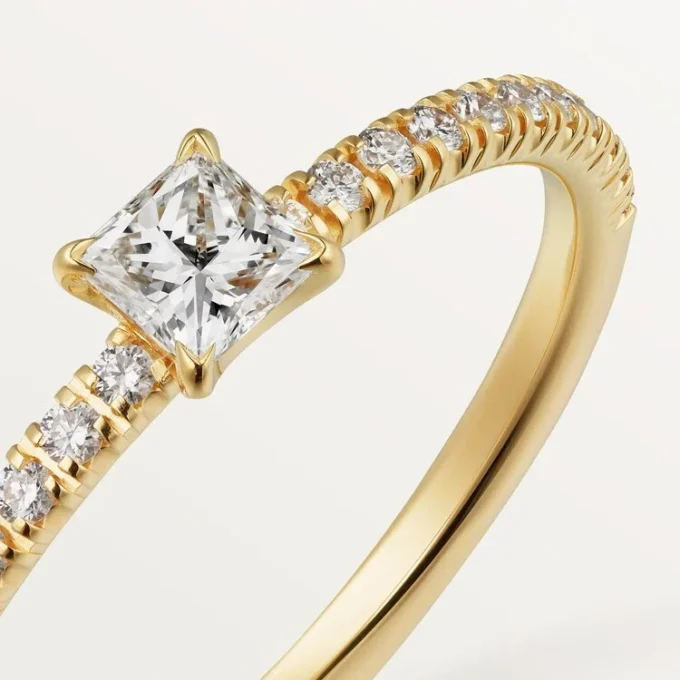 Etincelle De Cartier-ring – gult guld, diamanter – Cartier Etincelle De Cartier-ring – gult guld, diamanter – Cartier