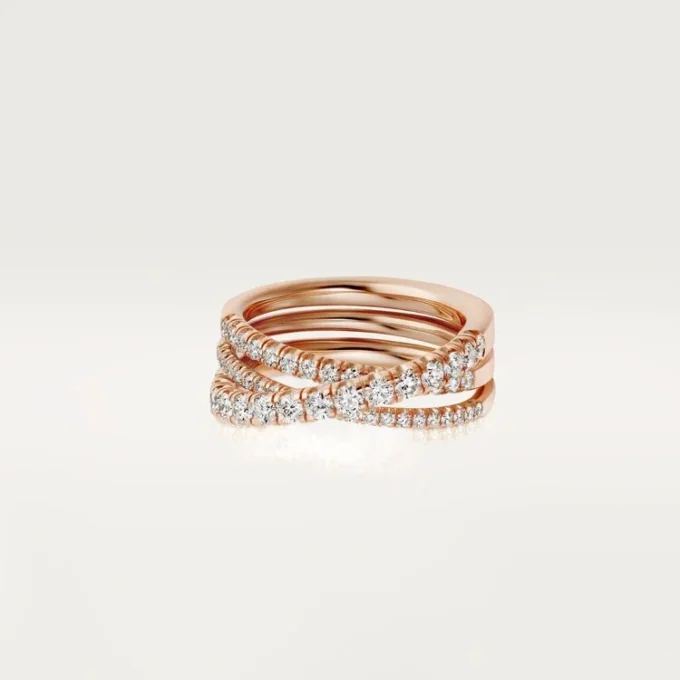 Etincelle De Cartier-ring – rosa guld, diamanter – Cartier Etincelle De Cartier-ring – rosa guld, diamanter – Cartier