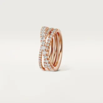 Etincelle De Cartier-ring – rosa guld, diamanter – Cartier