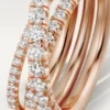 Etincelle De Cartier-ring – rosa guld, diamanter – Cartier Etincelle De Cartier-ring – rosa guld, diamanter – Cartier