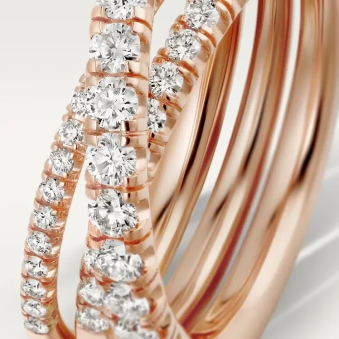 Etincelle De Cartier-ring – rosa guld, diamanter – Cartier Etincelle De Cartier-ring – rosa guld, diamanter – Cartier
