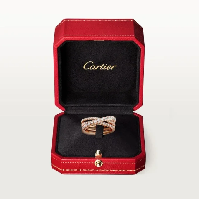Etincelle De Cartier-ring – rosa guld, diamanter – Cartier Etincelle De Cartier-ring – rosa guld, diamanter – Cartier