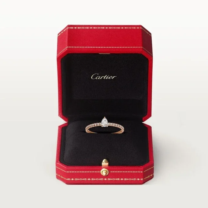 Etincelle De Cartier-ring – rosa guld, diamanter – Cartier Etincelle De Cartier-ring – rosa guld, diamanter – Cartier