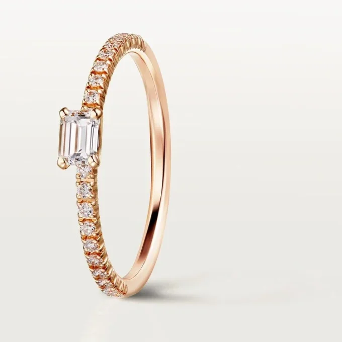 Etincelle De Cartier-ring – rosa guld, diamanter – Cartier Etincelle De Cartier-ring – rosa guld, diamanter – Cartier