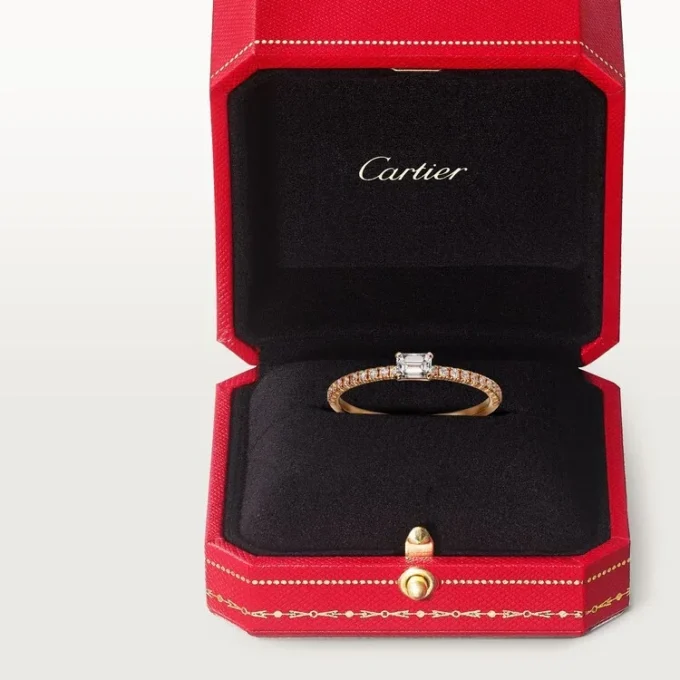 Etincelle De Cartier-ring – rosa guld, diamanter – Cartier Etincelle De Cartier-ring – rosa guld, diamanter – Cartier